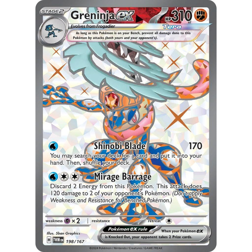 Greninja ex (198/167) (TWM)