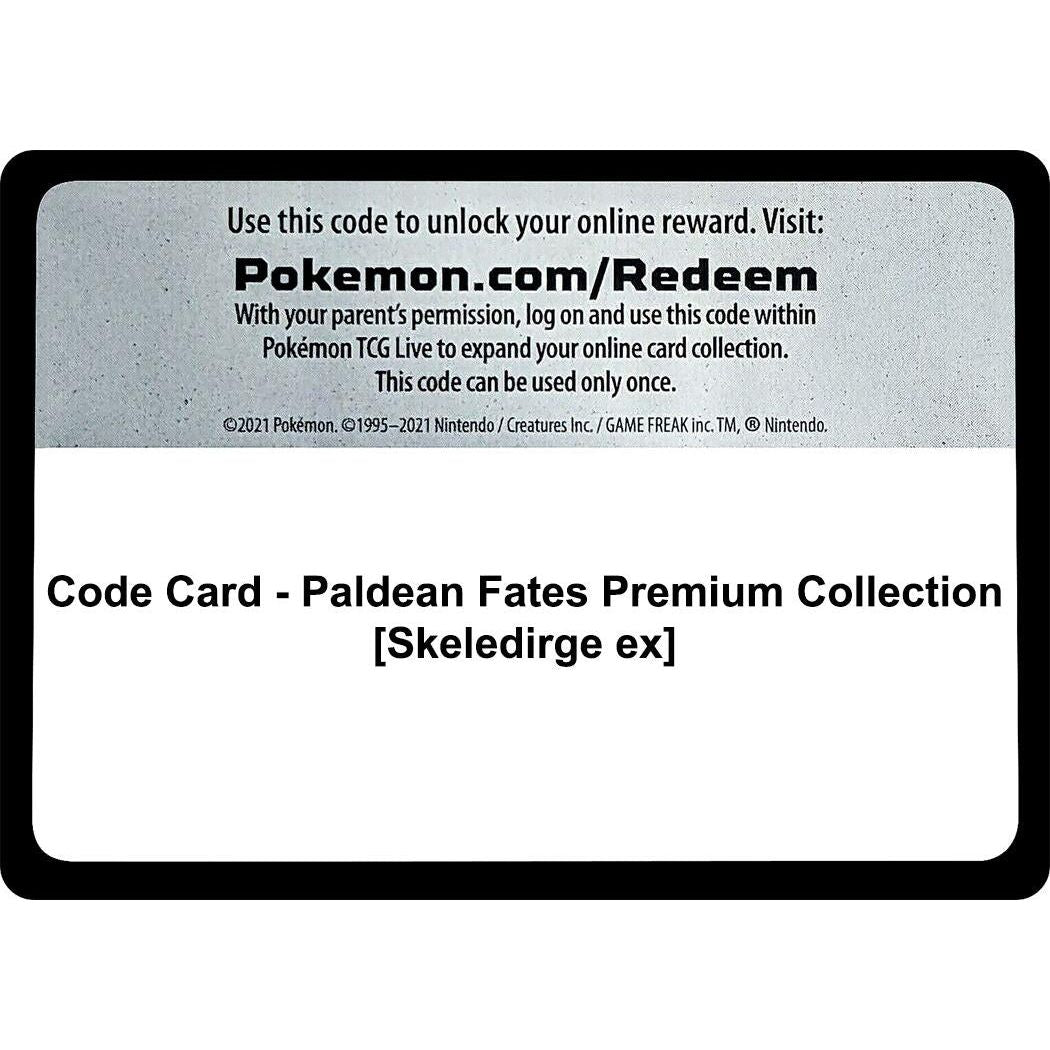 Code Card - Paldean Fates Premium Collection [Skeledirge ex] (PAF)