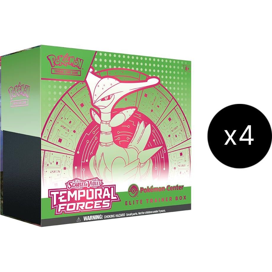 Temporal Forces Pokemon Center Elite Trainer Box Case (Exclusive) [Iron Leaves]