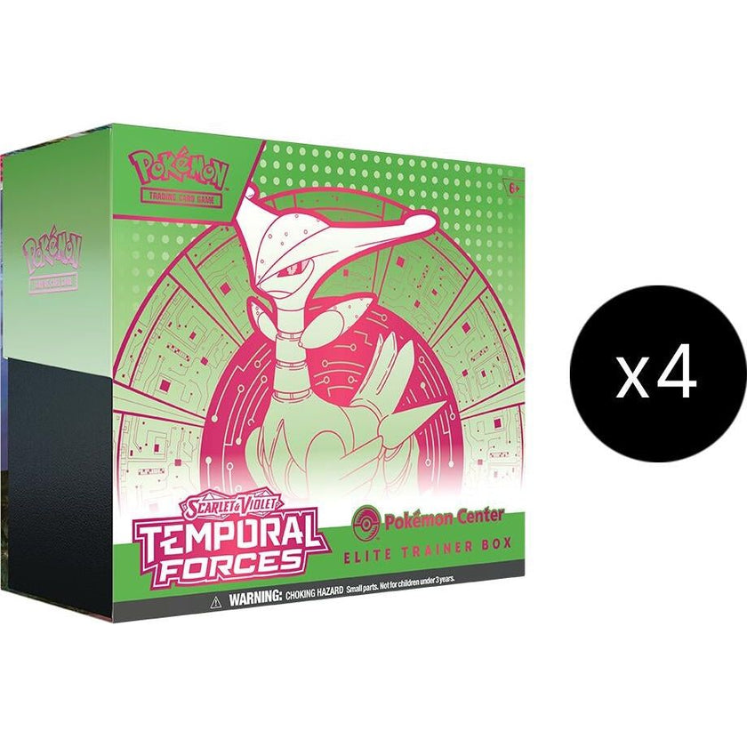 Temporal Forces Pokemon Center Elite Trainer Box Case (Exclusive) [Iron Leaves]