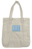 Kiff Hemp Market Tote - Natural/Blue