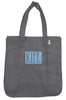 Kiff Hemp Market Tote - Charcoal/Blue