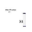Propeller Driven Shower Head With Stop Button And Cotton Filter Turbocharged High Pressure Handheld Shower Nozzle