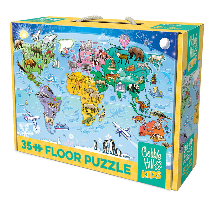 Cobble Hill - Carte du Monde (35 pièces)