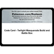 Code Card - Twilight Masquerade Build and Battle Box (TWM)