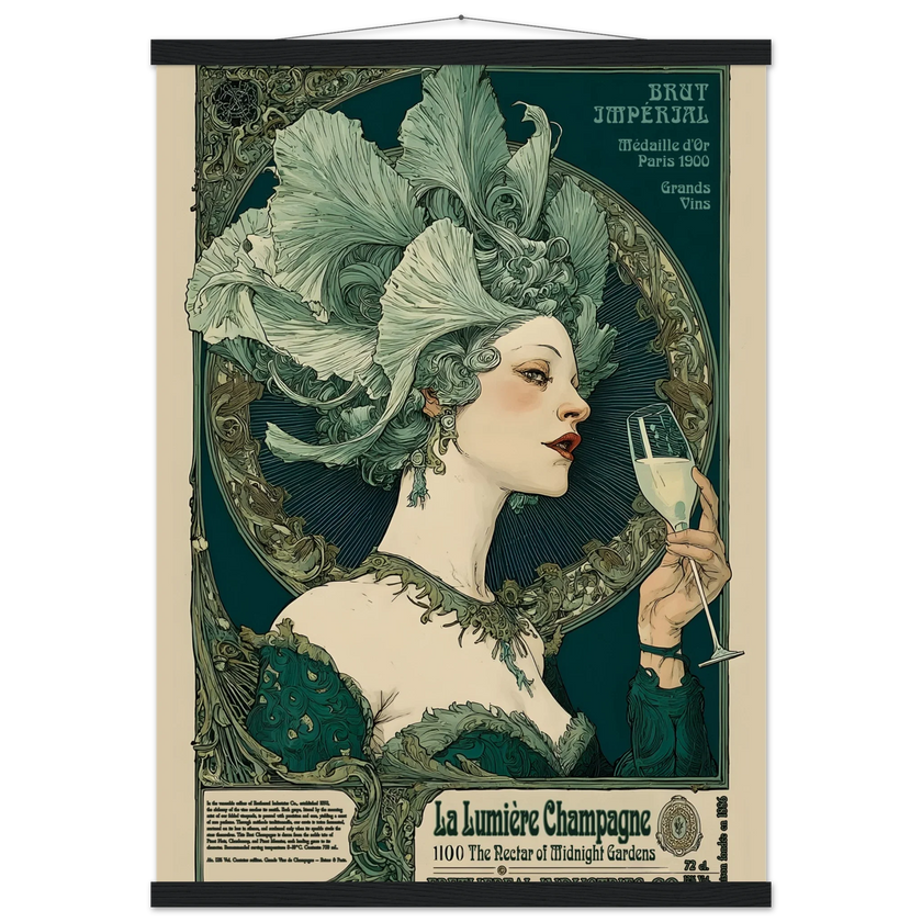 La Lumière Champagne - Poster & Framed Print