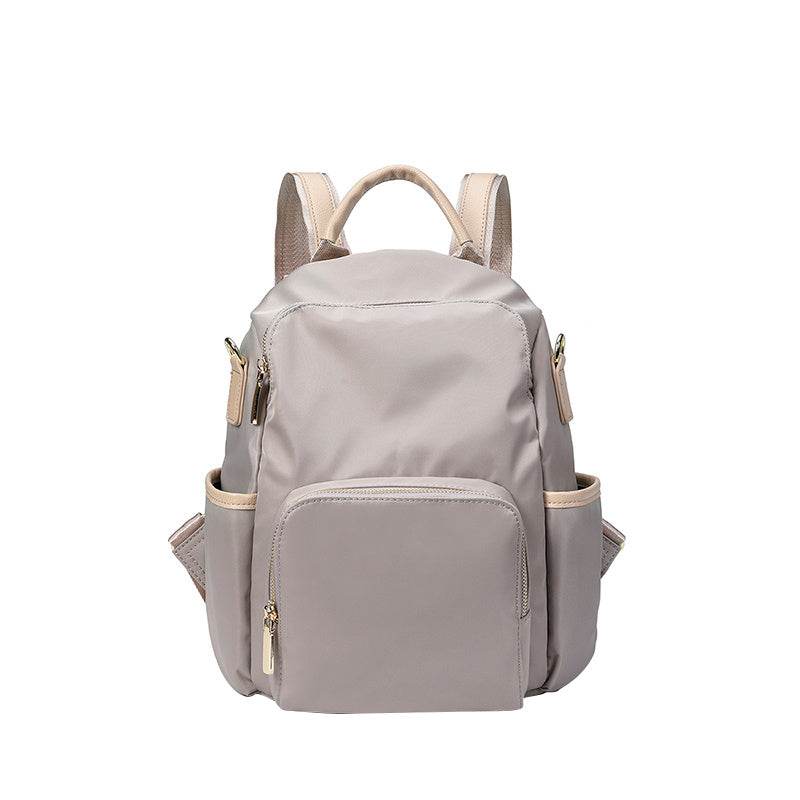 Unisex Portable Waterproof Plain color Backpack for school