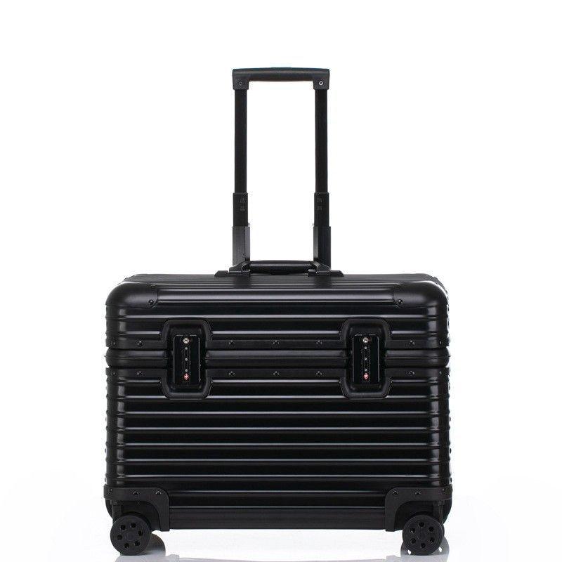 Aluminum Carry-On Suitcase Hard Shell TSA Lock Cabin Luggage with Spinner Wheels