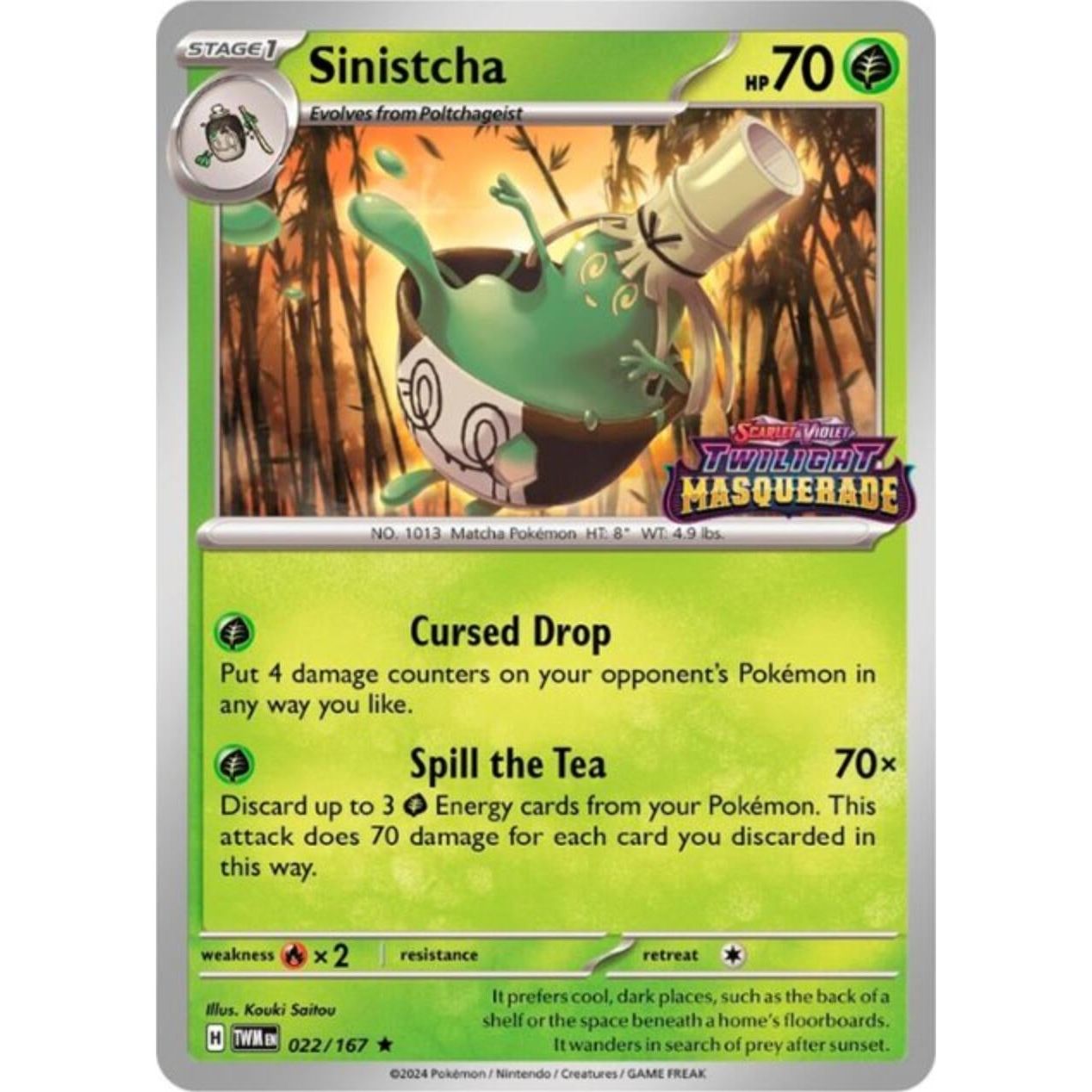 Sinistcha - 022/167 (Prerelease) (022/167) (SVP)