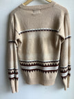 Vintage Pine State V-Neck Knit Sweater