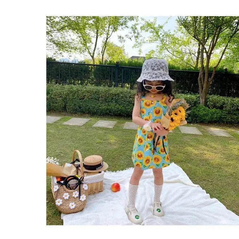 Casual Summer Floral cotton dress for baby girl