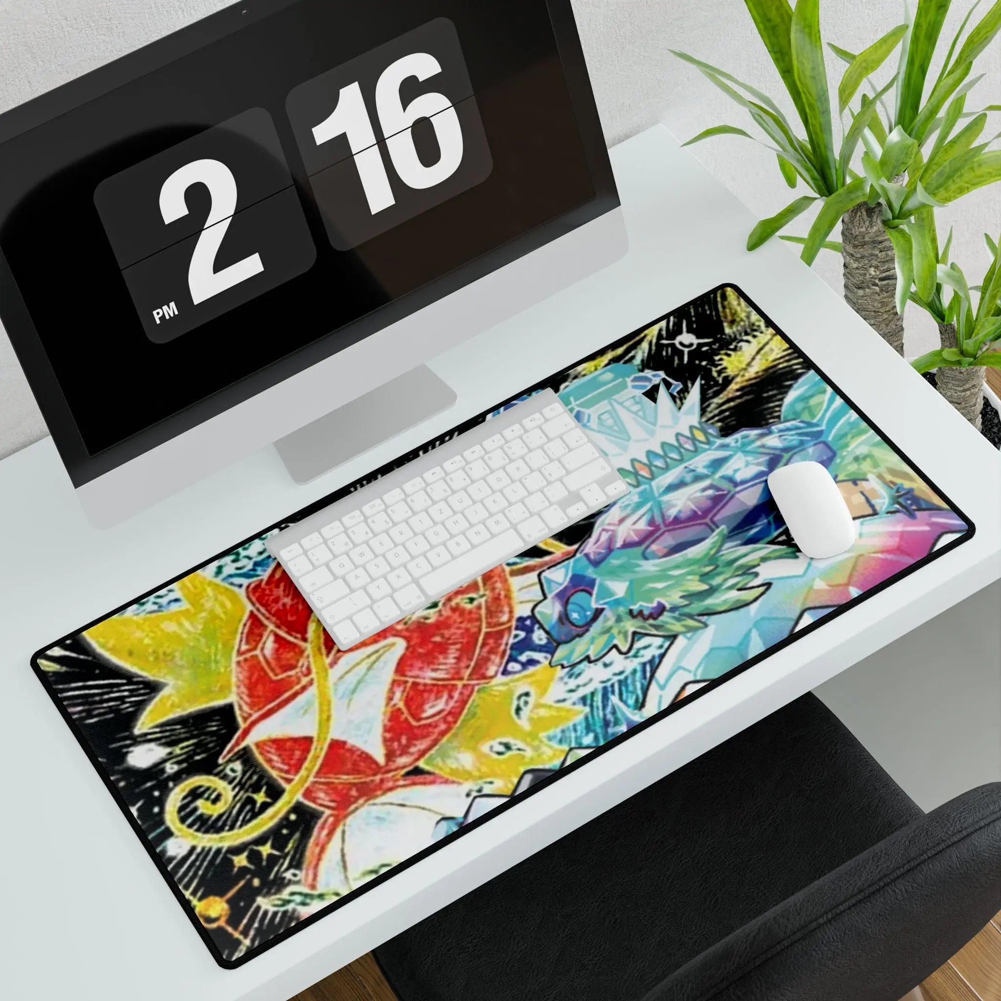 Crystal carp playmat/computer mat