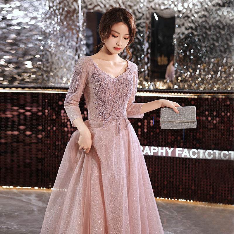Banquet Sequined Princess formal Dress Evening Party Dress