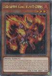 Red Lotus King, Flame Crime (Quarter Century Secret Rare) (BLTR-EN028) - Battles of Legend: Terminal Revenge 1st Edition