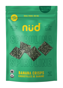 Nud Fud - Spirulina Banana Crisps (66g)