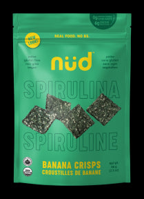 Nud Fud - Spirulina Banana Crisps (66g)