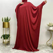 Batwing Sleeve Plain Abaya for ArabArab Women Eid Jalabiya for Women Islamic Wear for Women