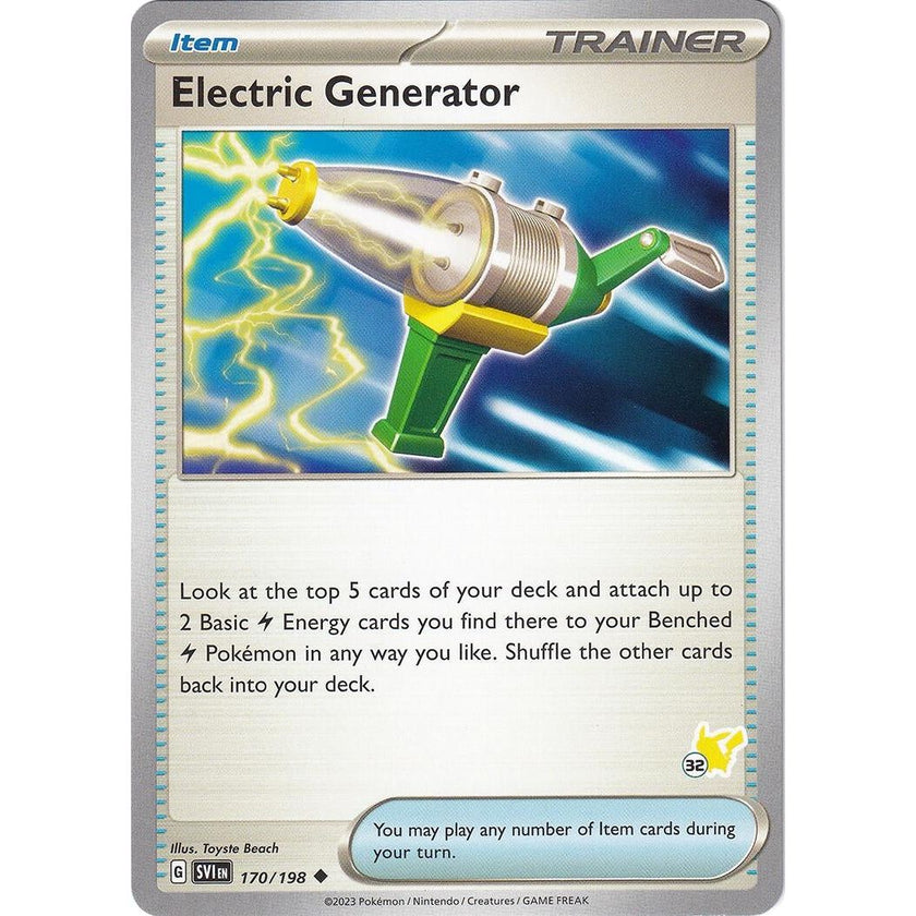 Electric Generator - Pikachu 32 (170/198) (BA24)