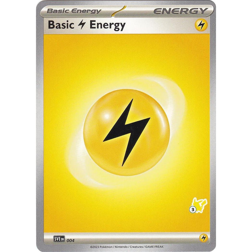 Basic Lightning Energy - Pikachu 3 (004) (BA24)