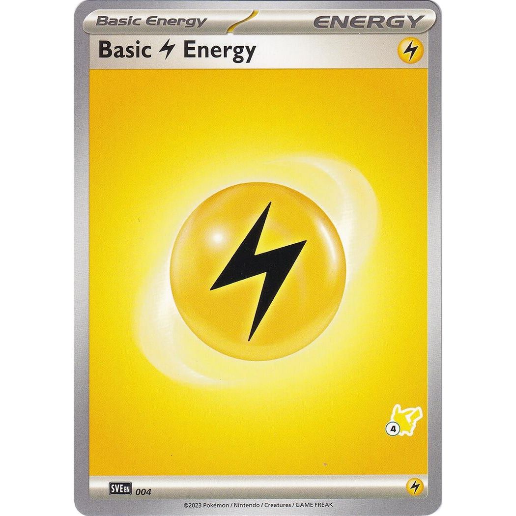 Basic Lightning Energy - Pikachu 4 (004) (BA24)
