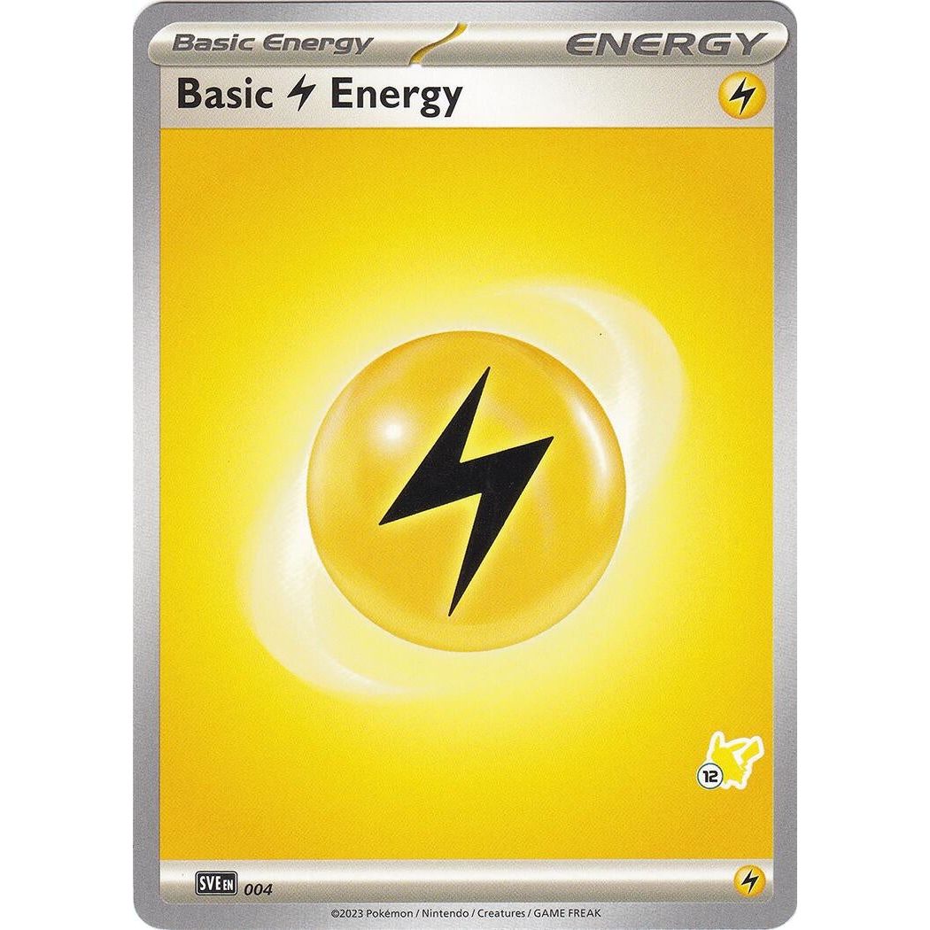 Basic Lightning Energy - Pikachu 12 (004) (BA24)