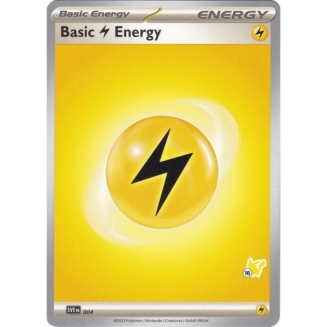 Basic Lightning Energy - Pikachu 16 (004) (BA24)