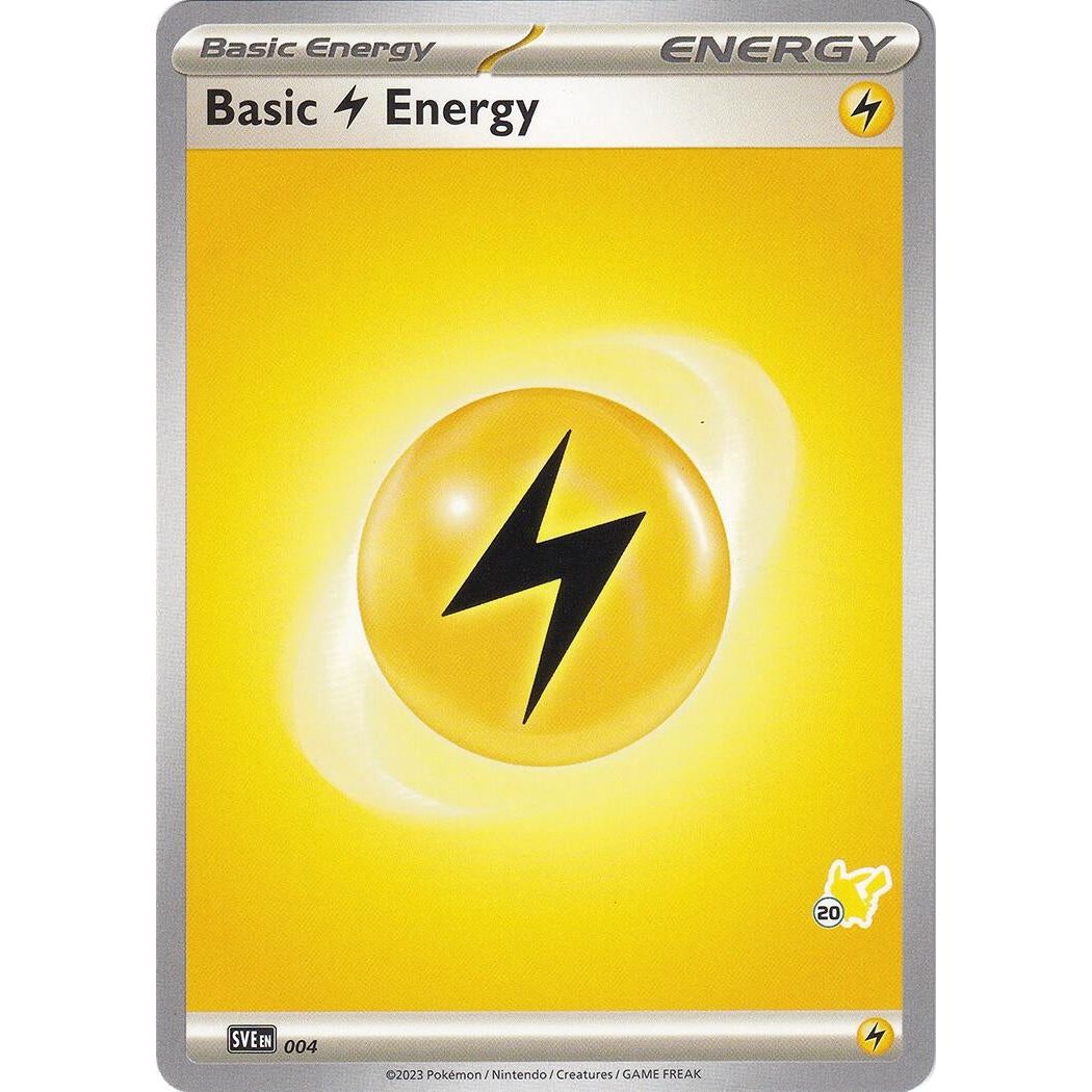 Basic Lightning Energy - Pikachu 20 (004) (BA24)