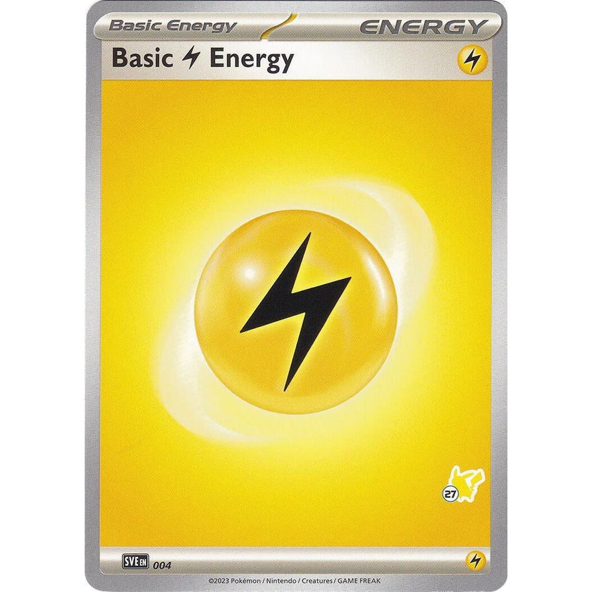 Basic Lightning Energy - Pikachu 27 (004) (BA24)