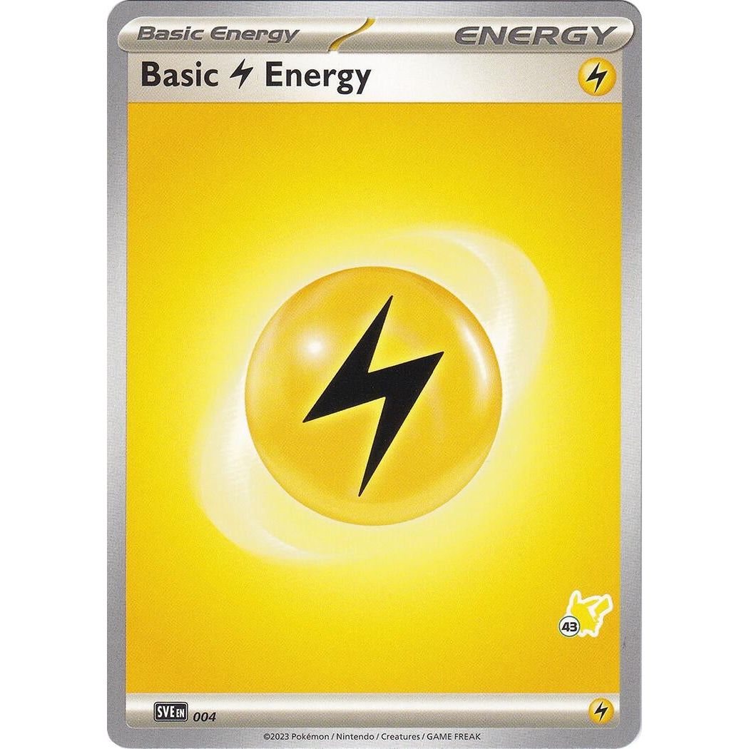Basic Lightning Energy - Pikachu 43 (004) (BA24)