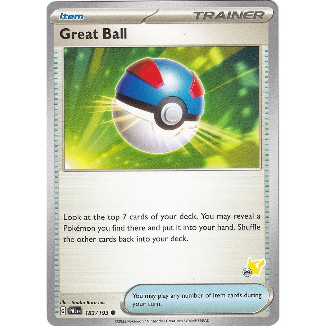 Great Ball - Pikachu 29 (183/193) (BA24)