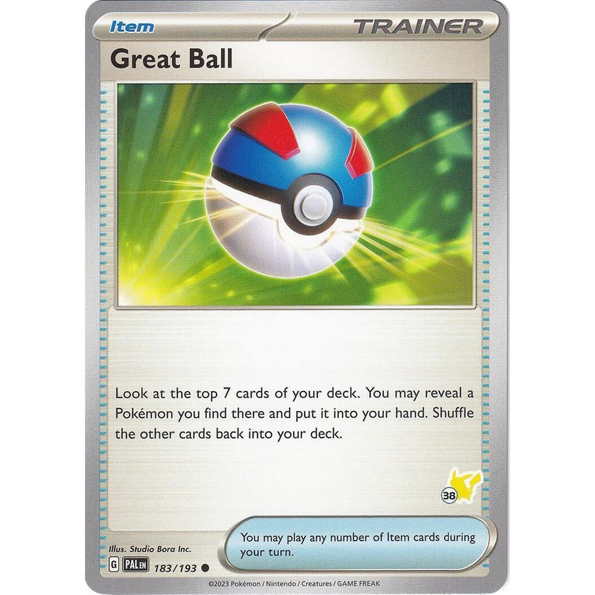 Great Ball - Pikachu 38 (183/193) (BA24)