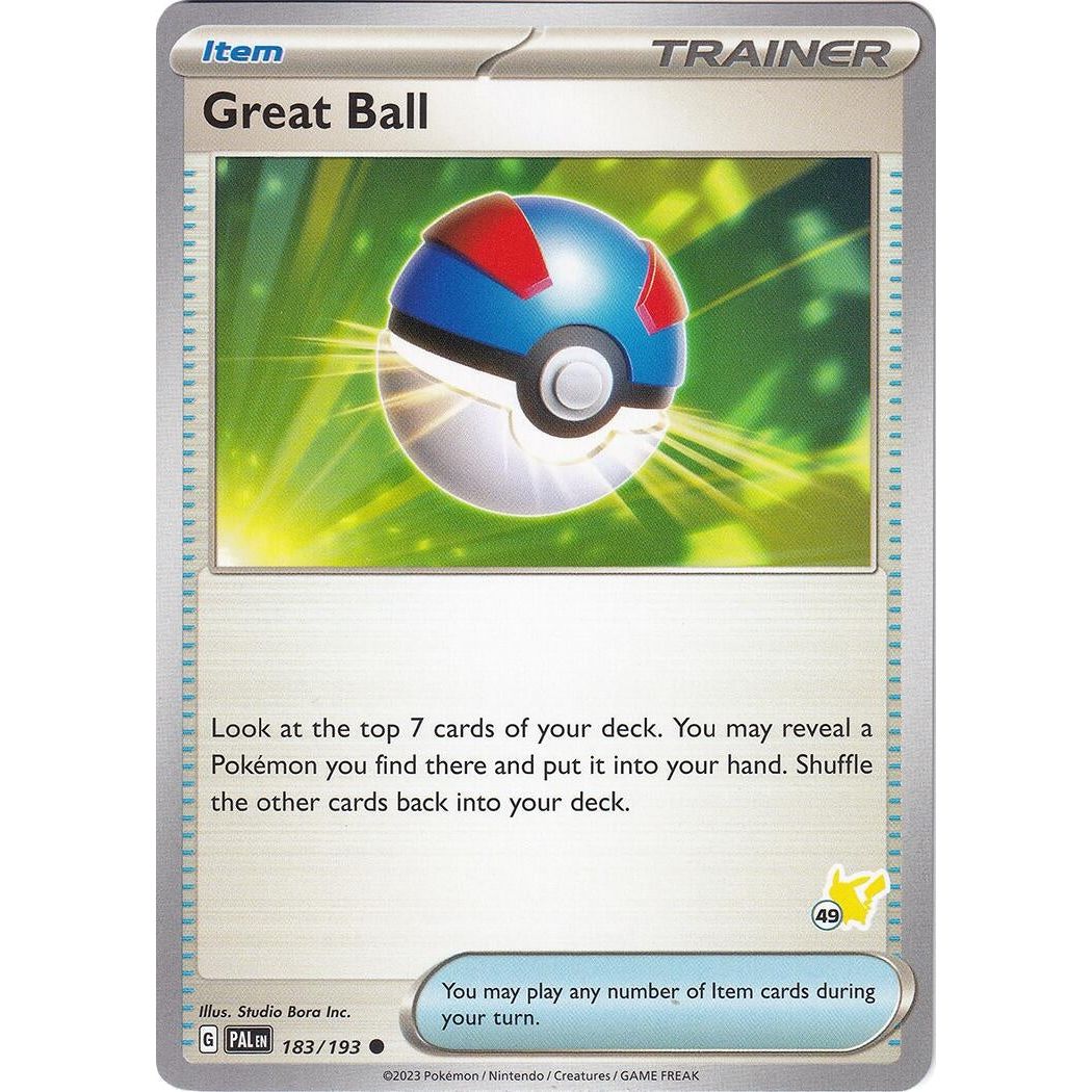 Great Ball - Pikachu 49 (183/193) (BA24)