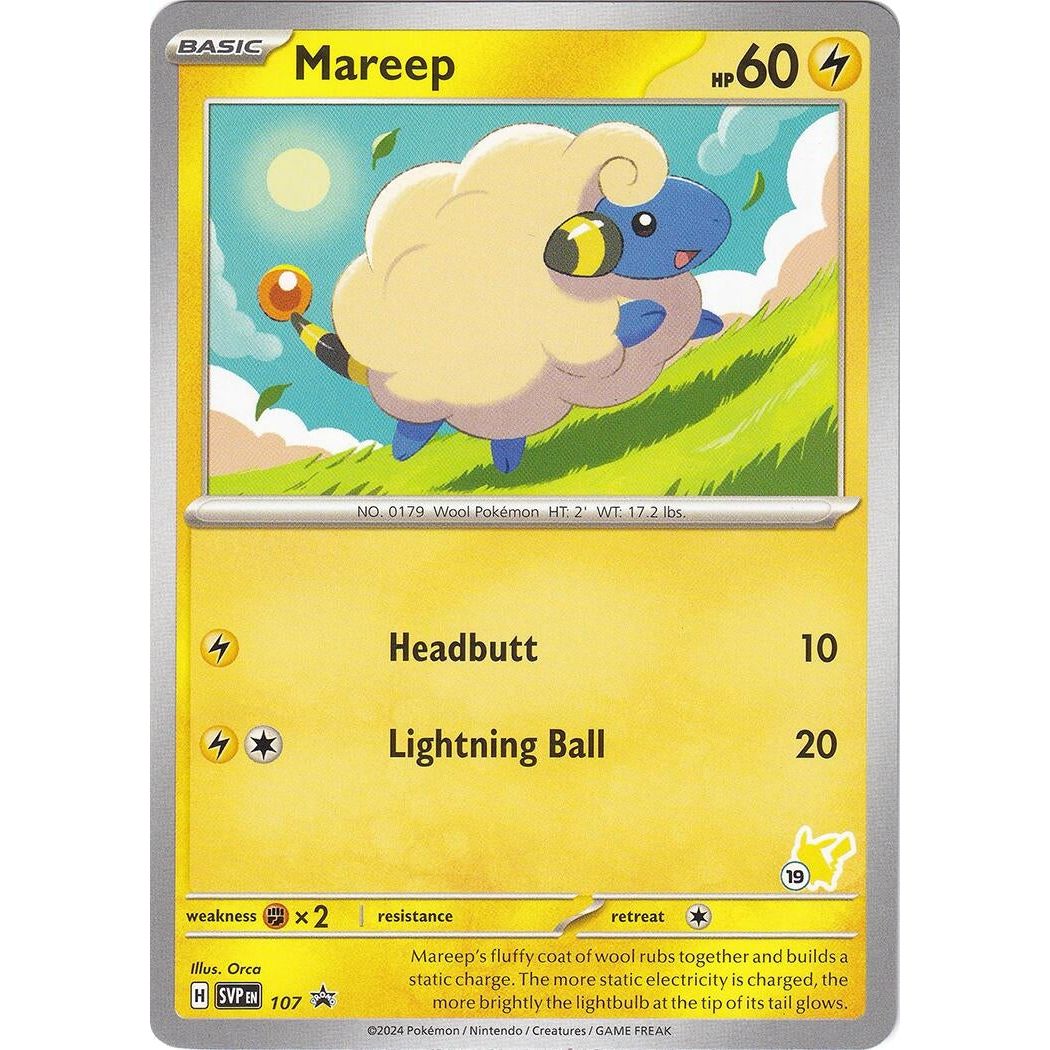 Mareep - Pikachu 19 (107) (BA24)
