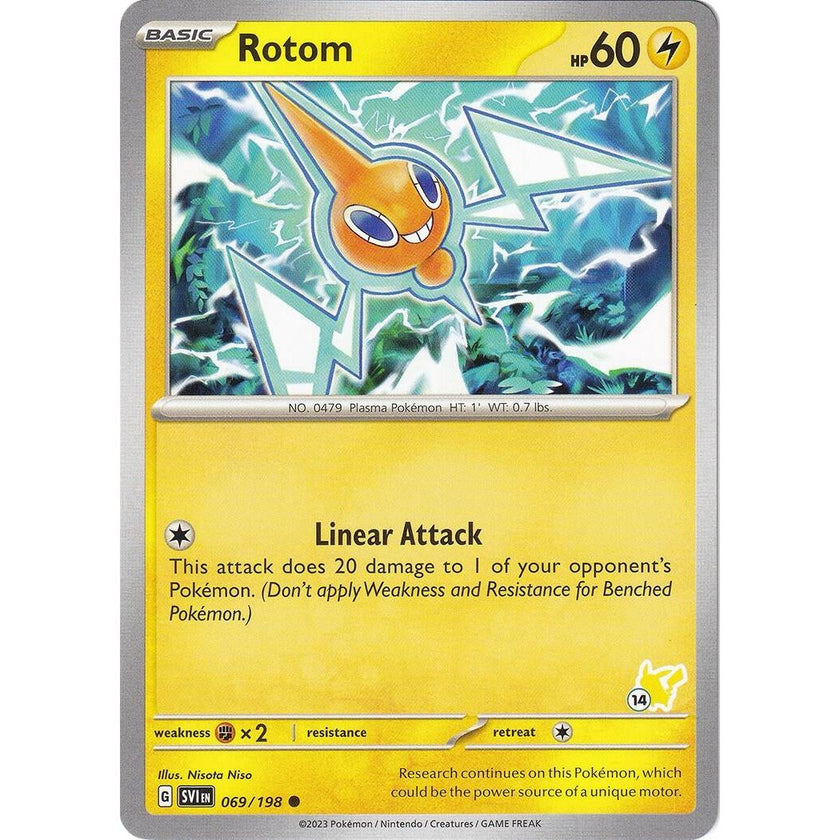 Rotom - Pikachu 14 (069/198) (BA24)