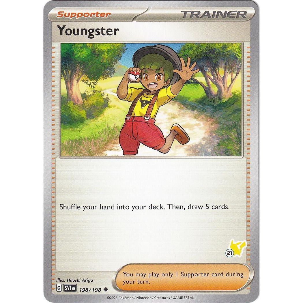 Youngster - Pikachu 21 (198/198) (BA24)