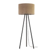 JUTE Natural Woven Floor Lamp for Living Room, Bedroom & Reading Nook – Scandinavian Minimalist Lighting