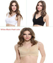 Front Cross Side Buckle Lace Side Non-Wire Sports Fitness Bra women