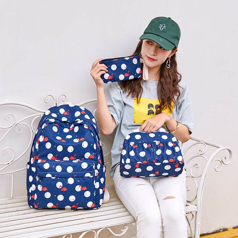 3 piece insulated Backpack lunch bag Pencil Pouch