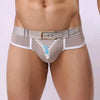 Men's Underwear Cotton Print U Convex  Antibacterial Brief Trunk Panties