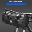 Adjustable Bicycle Saddle Bag – Roll-Top Handlebar Bag 3–7L, Black