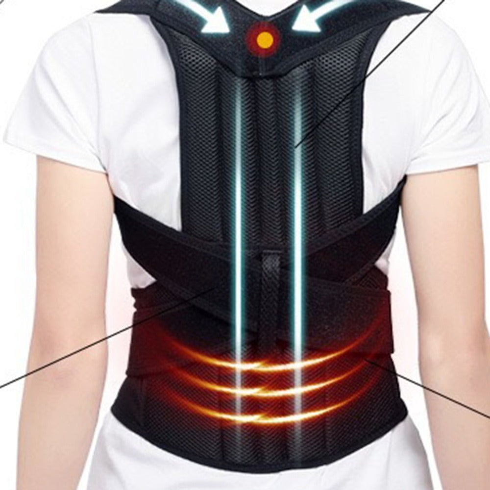 Posture Corrector for Men & Women – Spine Support Brace for Humpback, Scoliosis & Back Pain (S–4XL)