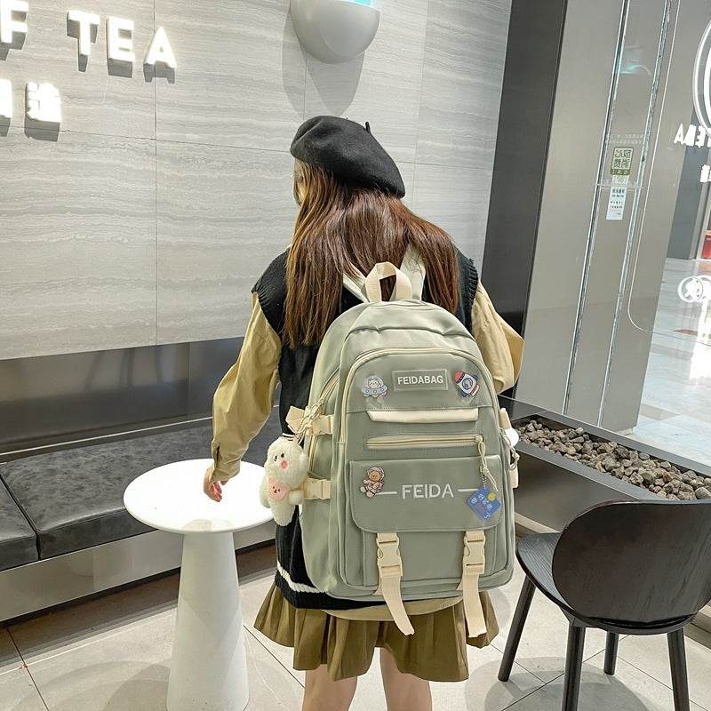 Large Capacity College High School Girls School Bag