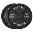 Cast Iron Weight Plates - Standard, Olympic in LBs, KGs