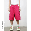 Men's Baggy Dad Shorts Jeans Denim Summer New Straight Wide-leg Workwear Denim Shorts  for Men Loose Leisure All-matching Shorts