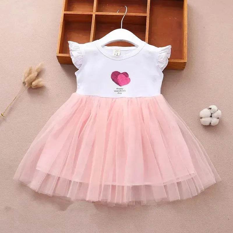 Newborn baby Girls' Summer Vest Dress Infant dresses.