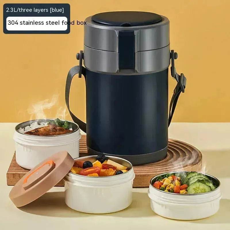 304 Stainless Steel Large Capacity Vacuum Thermal Insulated Lunch Box