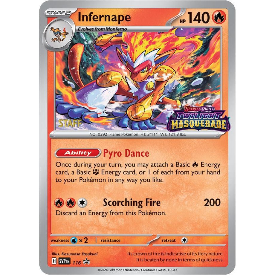 Infernape - 116 (Prerelease) [Staff] (116) (SVP)