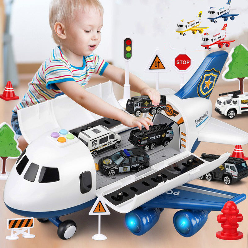 Kids 18-Piece Aircraft Theme Toy Set with Alloy Cars Canada USA