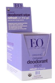 EO Products - Deodorant Lavender Wipes (6ct)