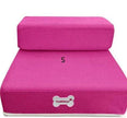 Foldable Pet Stairs – 2-Step Foam Dog & Cat Steps (Small & Large, Multiple Colours)